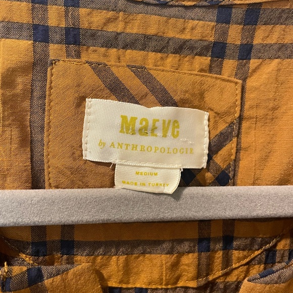 Maeve Somerset Plaid Dress by Anthropologie size medium - Picture 2 of 8